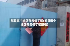 邹县哪个地区有疫情了呢(邹县哪个地区有疫情了呢现在)