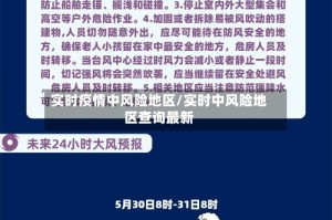 实时疫情中风险地区/实时中风险地区查询最新