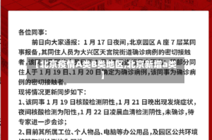 【北京疫情A类B类地区,北京新增a类】