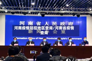 河南疫情防控地区查询/河南省疫情查询