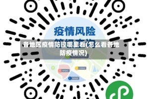 各地区疫情防控哪里看(怎么看各地防疫情况)