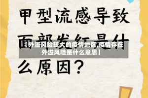 【外溢风险较大的疫情地区,疫情存在外溢风险是什么意思】