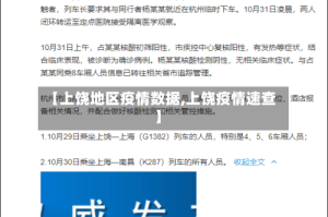【上饶地区疫情数据,上饶疫情速查】