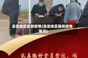 昌邑地区最新疫情(昌邑地区最新疫情情况)