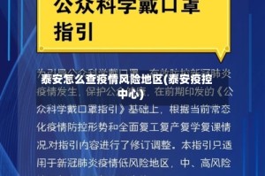 泰安怎么查疫情风险地区(泰安疫控中心)