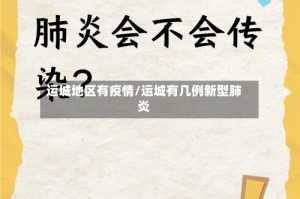 运城地区有疫情/运城有几例新型肺炎