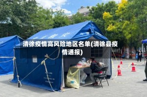 清徐疫情高风险地区名单(清徐县疫情通报)
