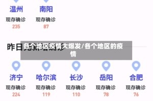 各个地区疫情大爆发/各个地区的疫情