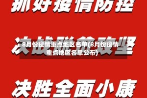 8月份疫情重点地区名单(8月份疫情重点地区名单公布)