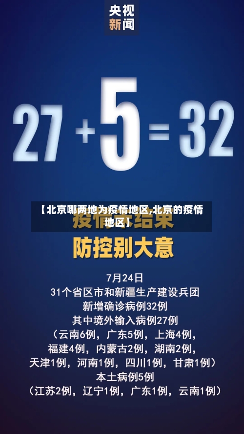 【北京哪两地为疫情地区,北京的疫情地区】-第1张图片