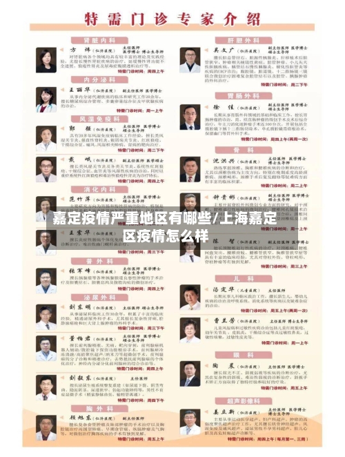 嘉定疫情严重地区有哪些/上海嘉定区疫情怎么样-第2张图片