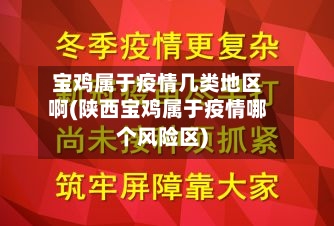 宝鸡属于疫情几类地区啊(陕西宝鸡属于疫情哪个风险区)-第1张图片