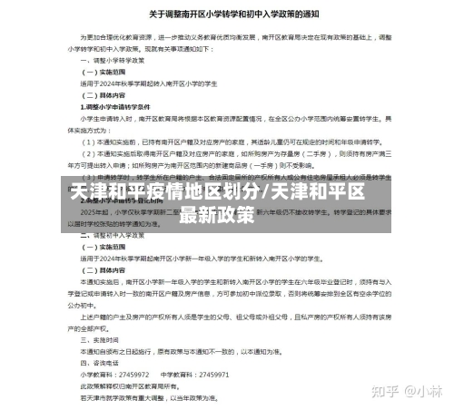 天津和平疫情地区划分/天津和平区最新政策-第3张图片
