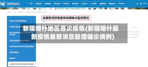 新疆喀什地区首次疫情(新疆喀什最新疫情最新消息新增确诊病例)-第3张图片