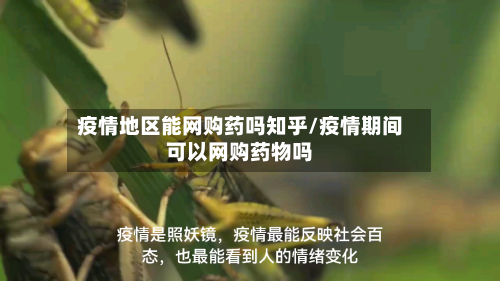 疫情地区能网购药吗知乎/疫情期间可以网购药物吗-第2张图片