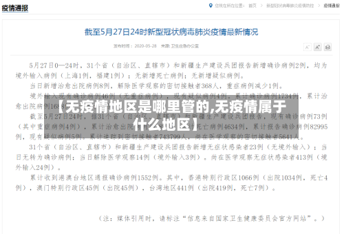 【无疫情地区是哪里管的,无疫情属于什么地区】-第2张图片