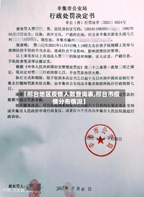 【邢台地区疫情人数查询表,邢台市疫情分布情况】-第3张图片