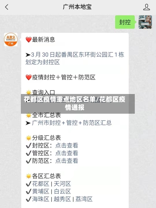 花都区疫情重点地区名单/花都区疫情通报-第2张图片