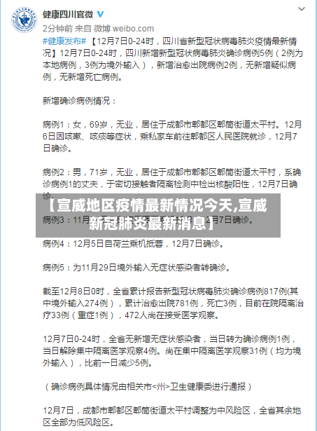 【宣威地区疫情最新情况今天,宣威新冠肺炎最新消息】-第3张图片