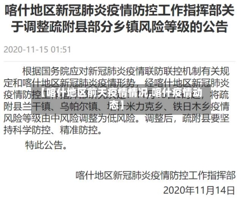 【喀什地区前天疫情情况,喀什疫情动态】-第2张图片