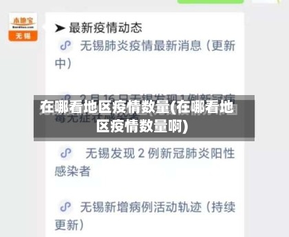 在哪看地区疫情数量(在哪看地区疫情数量啊)-第2张图片