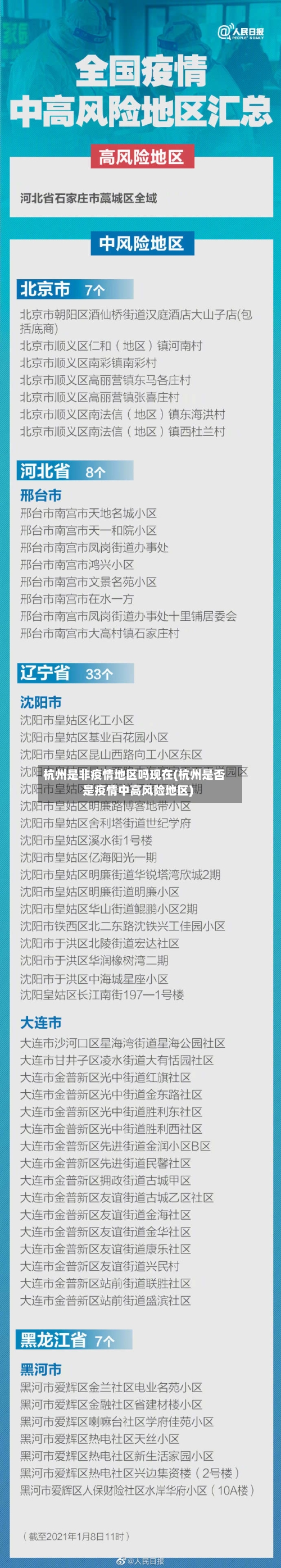 杭州是非疫情地区吗现在(杭州是否是疫情中高风险地区)-第1张图片