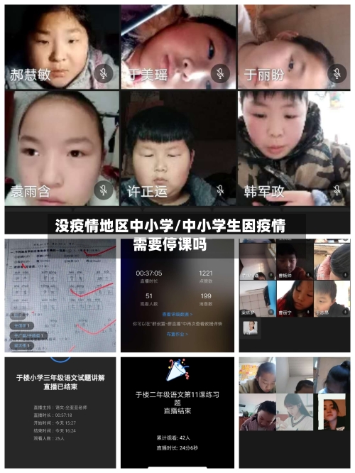 没疫情地区中小学/中小学生因疫情需要停课吗-第2张图片