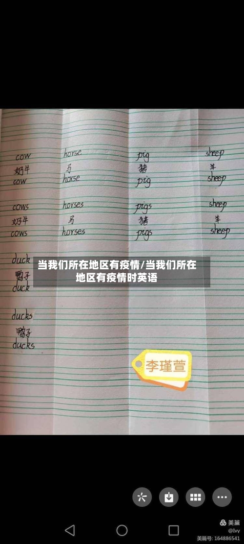 当我们所在地区有疫情/当我们所在地区有疫情时英语-第3张图片