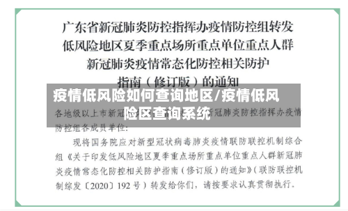 疫情低风险如何查询地区/疫情低风险区查询系统-第1张图片