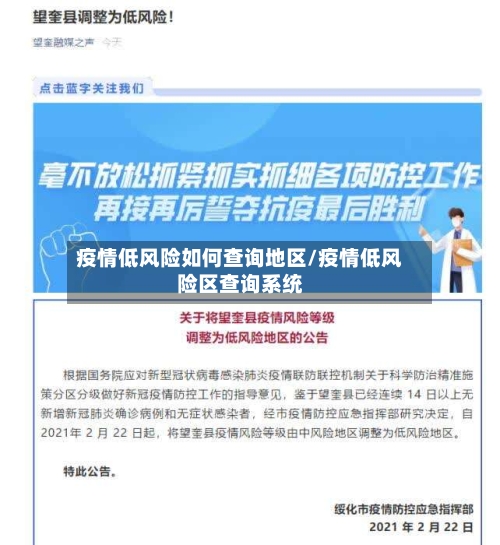 疫情低风险如何查询地区/疫情低风险区查询系统-第3张图片