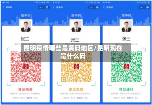 昆明疫情哪些是黄码地区/昆明现在是什么码-第1张图片