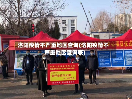 洛阳疫情不严重地区查询(洛阳疫情不严重地区查询表)-第1张图片