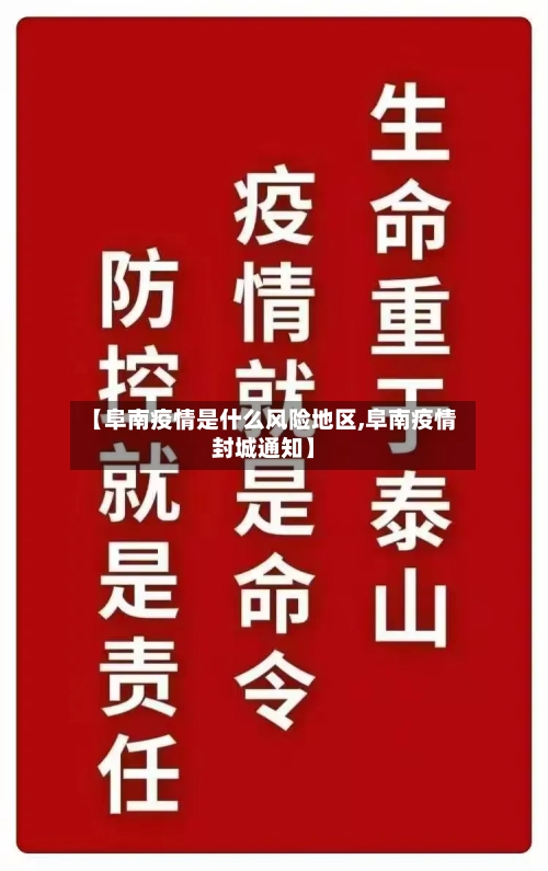 【阜南疫情是什么风险地区,阜南疫情封城通知】-第1张图片