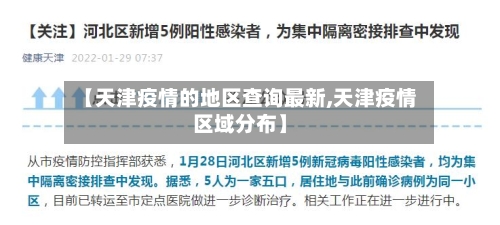 【天津疫情的地区查询最新,天津疫情区域分布】-第1张图片