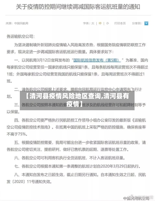 【清河县疫情风险地区查询,清河县有疫情】-第1张图片