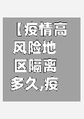 【疫情高风险地区隔离多久,疫情高风险地区隔离几天】-第2张图片