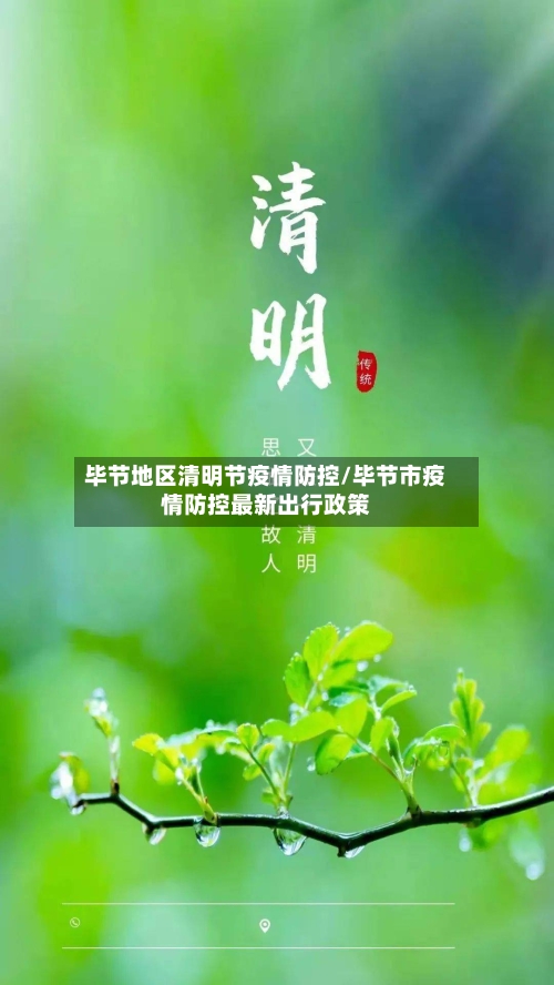 毕节地区清明节疫情防控/毕节市疫情防控最新出行政策-第1张图片