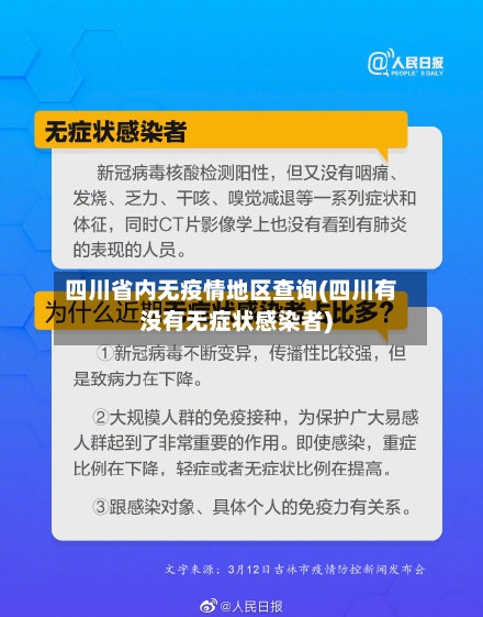 四川省内无疫情地区查询(四川有没有无症状感染者)-第3张图片