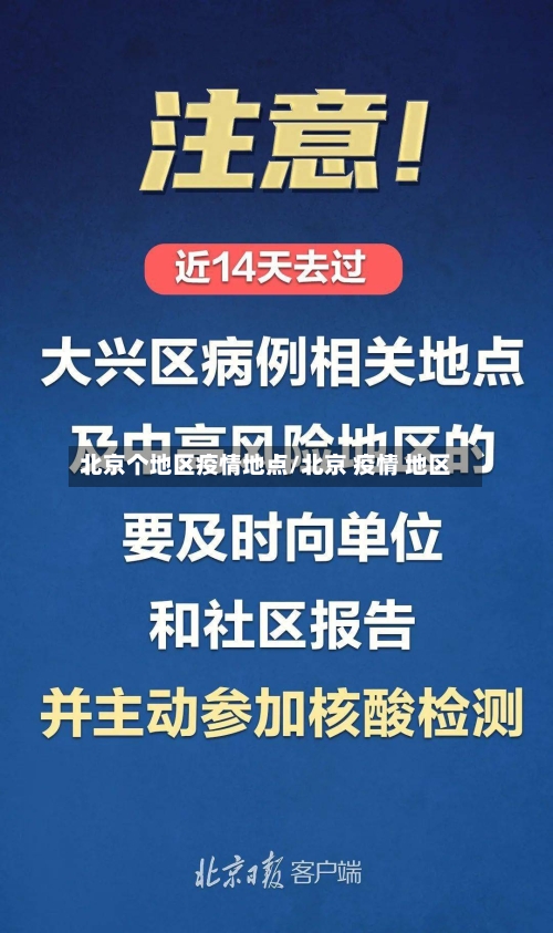 北京个地区疫情地点/北京 疫情 地区-第1张图片