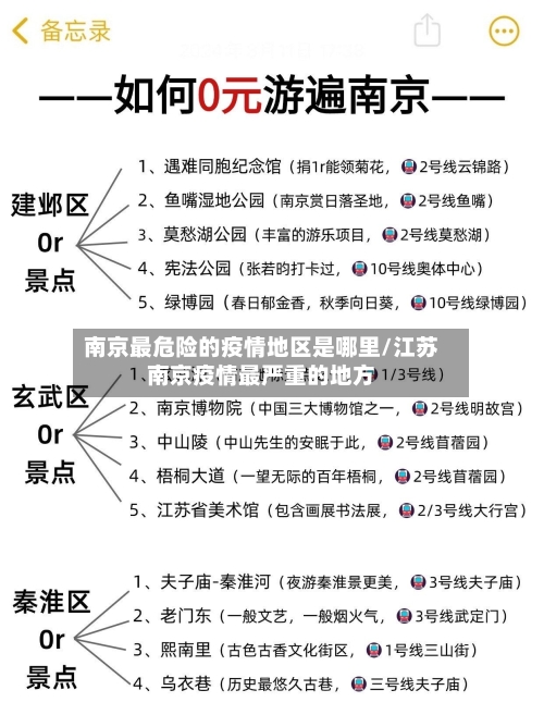 南京最危险的疫情地区是哪里/江苏南京疫情最严重的地方-第3张图片