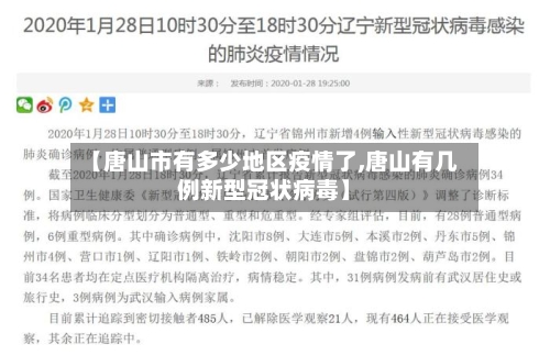 【唐山市有多少地区疫情了,唐山有几例新型冠状病毒】-第1张图片