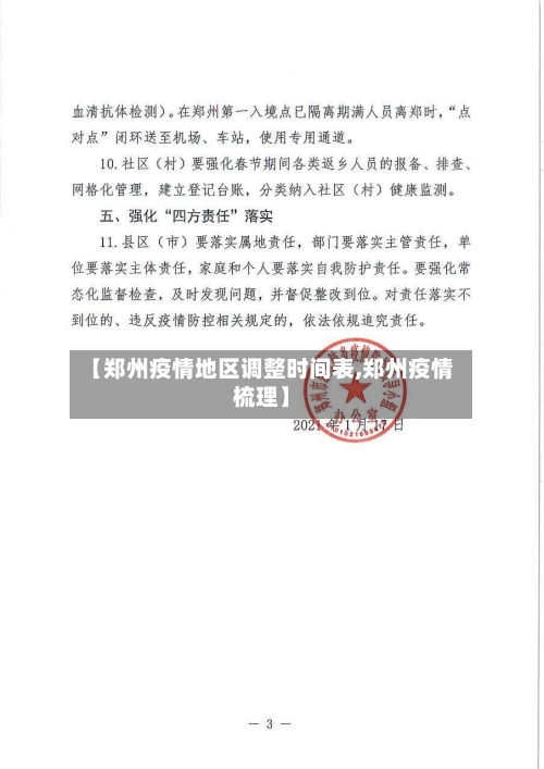 【郑州疫情地区调整时间表,郑州疫情梳理】-第1张图片