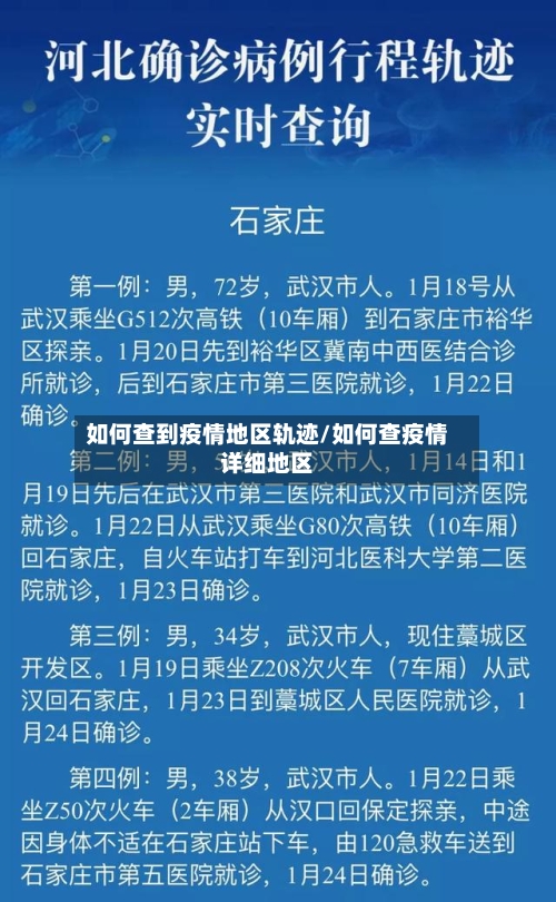 如何查到疫情地区轨迹/如何查疫情详细地区-第3张图片