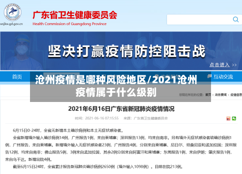 沧州疫情是哪种风险地区/2021沧州疫情属于什么级别-第3张图片