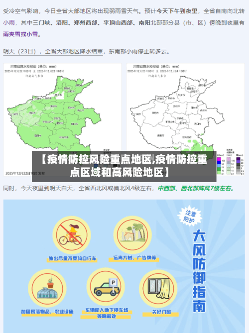 【疫情防控风险重点地区,疫情防控重点区域和高风险地区】-第3张图片